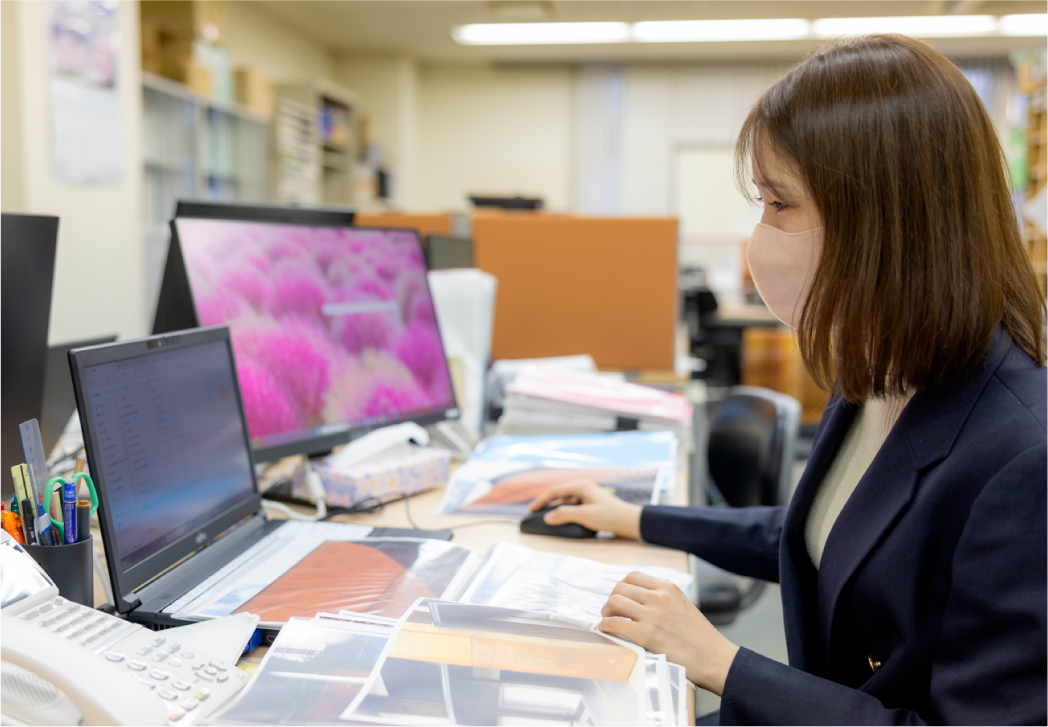 フロントの職場の様子
