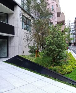 パークタワー大森　植栽パネル